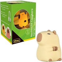 Idena LED Nachtlicht Capybara weiß 11cm USB Lithium Ionen Akku von Idena