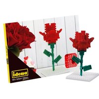 Idena Minibausteine Postkarte Rose von Idena
