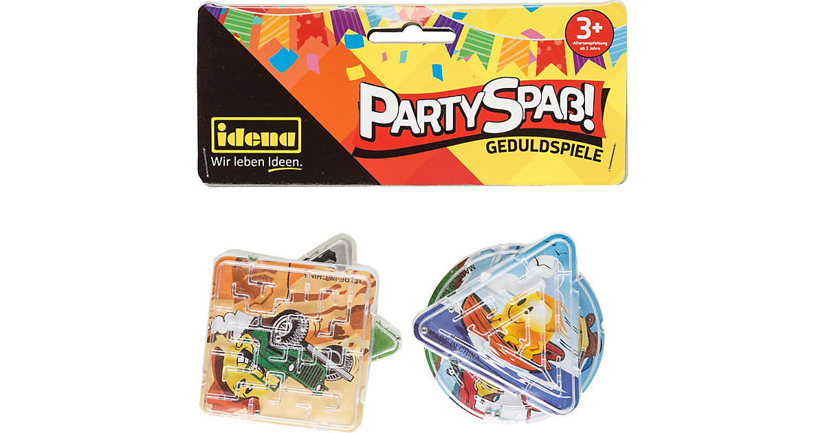 Geduldspiele, 4 Stück blau-kombi Geduldspiele, 4 Stück blau-kombi von Idena