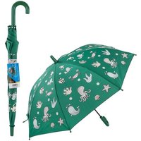 Idena Regenschirm Magic Meerestiere grün Ø83x66cm Idena Regenschirm Magic Meerestiere grün Ø83x66cm von Idena