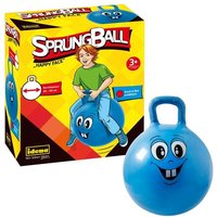 Idena Sprungball Happy Face blau Ø45-50cm von Idena