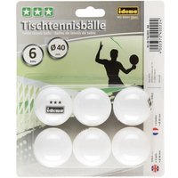 Idena Tischtennisbälle 3 Stern Ø4cm 6 Stück von Idena