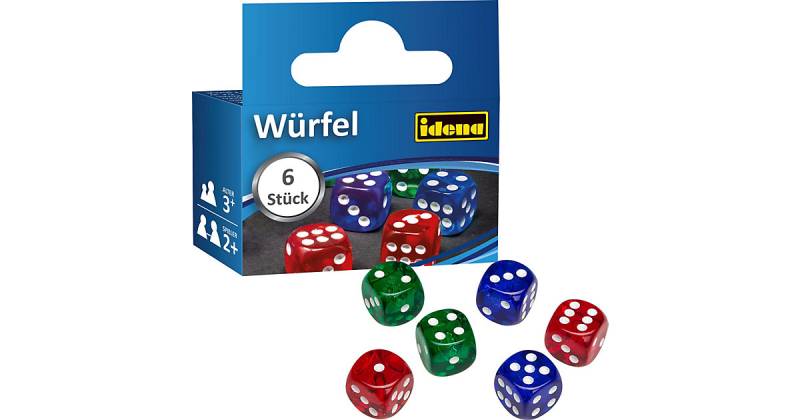 Würfel 6er-Pack von Idena