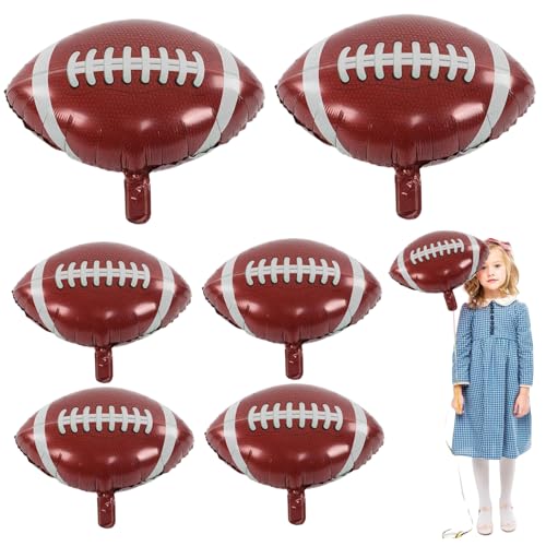 6pcs Fußballballons, Cartoon-Fußball-Folienballons, dekorative Spezialparty für Jungen Männerfans Geburtstagsfeier 6pcs Fußballballons, Cartoon-Fußball-Folienballons, dekorative Spezialparty für Jungen Männerfans Geburtstagsfeier von Iewroyt