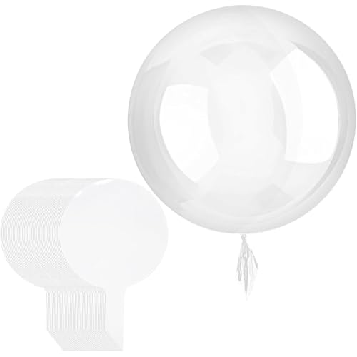 BOBO -Ballons 24 Zoll 25 PCS LED LEG BUTTAIRY Party Party Accessoires Clear Balloons PVC BOBO für Innenhaut Weihnachtshochzeitsgeschenke Dekoration Dekoration von Iewroyt