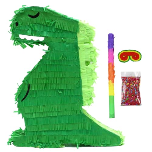 Dinosaurierparty bevorzugt Dinosaurier Piñata mit Plastikstäbchen, Papierblindzeuge und Konfetti, Pinatas für Geburtstagsfeier -Spielzimmer Aktivitäten Themen -Dekor Dinosaurierparty bevorzugt Dinosaurier Piñata mit Plastikstäbchen, Papierblindzeuge und Konfetti, Pinatas für Geburtstagsfeier -Spielzimmer Aktivitäten Themen -Dekor von Iewroyt