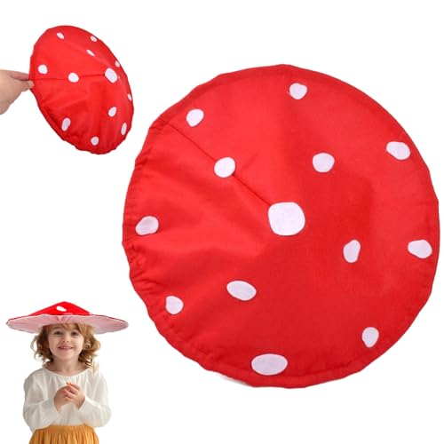 Iewroyt Pilzhut -Cosplay für Kinder 16 '' skurriler Pilzhut leicht zu tragen, feenhaftes Kostüm mit Elastizitätsband für Cosplay -Bühnenaufführungen Iewroyt Pilzhut -Cosplay für Kinder 16 '' skurriler Pilzhut leicht zu tragen, feenhaftes Kostüm mit Elastizitätsband für Cosplay -Bühnenaufführungen von Iewroyt