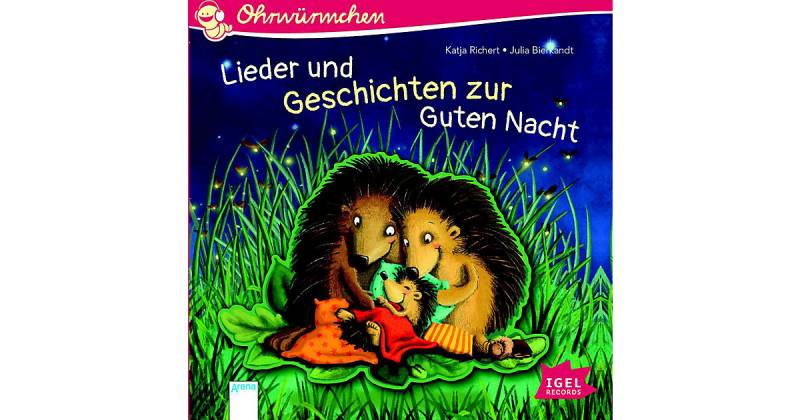 Hörbuch Ohrwürmchen Lieder und Geschichten zur Guten Nacht, Audio-CD Hörbuch von Igel Records