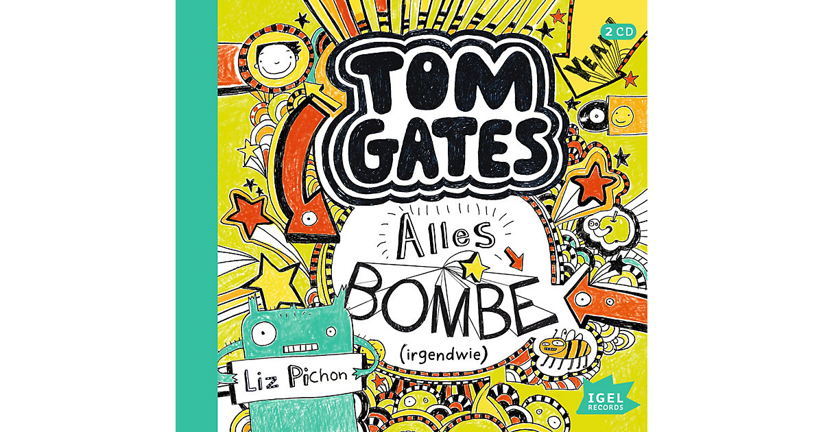 Tom Gates: Alles Bombe (irgendwie), Audio-CD Hörbuch von Igel Records