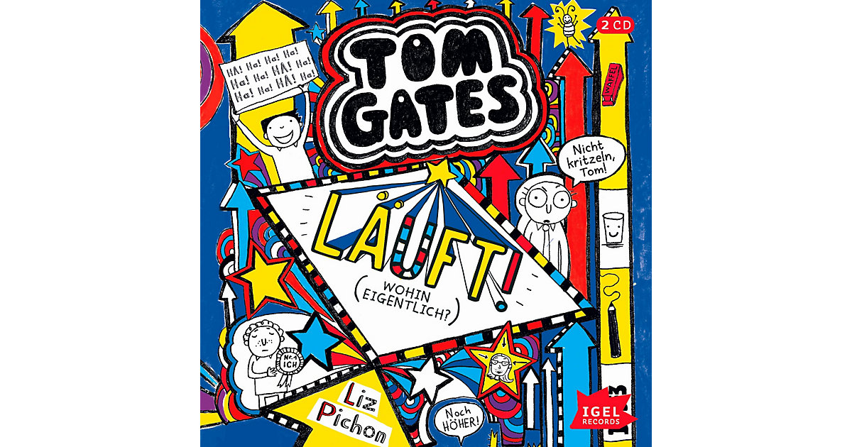 Tom Gates: Läuft! (Wohin eigentlich?), 1 Audio-CD Hörbuch von Igel Records
