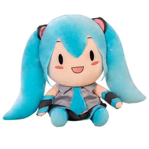 IhLux Hatssune-Miku Kuscheltier Plüschtier Plüsch Miiku Plüsch Spielzeug Plush Doll Toy Kawaii Plüsch Stofftier Plüschtier Kinderzimmer Deko, Geburtstage Geschenk für Kinder(25cm) von IhLux