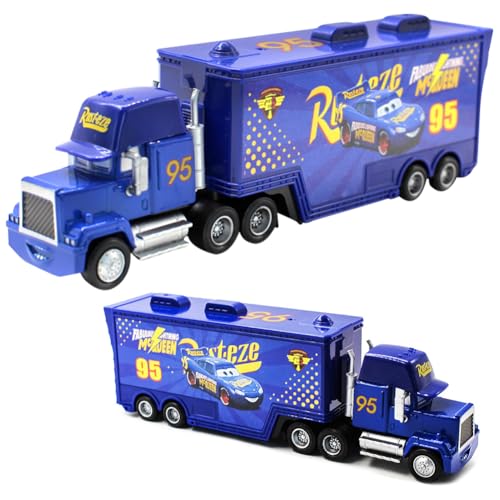MccQueen Spielzeugtruck, Lightniing Cars Truck Transporter Spielzeugauto Fahrzeuge Spielzeug Auto Spielzeug Rennauto Kinderidee Spielfahrzeuge Kinderspielzeug für Geburtstagsfeiern Geschenke, Blau MccQueen Spielzeugtruck, Lightniing Cars Truck Transporter Spielzeugauto Fahrzeuge Spielzeug Auto Spielzeug Rennauto Kinderidee Spielfahrzeuge Kinderspielzeug für Geburtstagsfeiern Geschenke, Blau von IhLux
