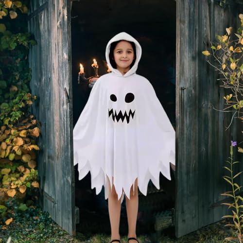 Ihdjasg Halloween Kostüm Kinder, Gruseliges Geisterkleid Mitternachtskostüm, Halloween Kostüm Baby Mit Kapuze, Für Kinder Im Alter Von 3 Bis 12 Jahren Ihdjasg Halloween Kostüm Kinder, Gruseliges Geisterkleid Mitternachtskostüm, Halloween Kostüm Baby Mit Kapuze, Für Kinder Im Alter Von 3 Bis 12 Jahren von Ihdjasg