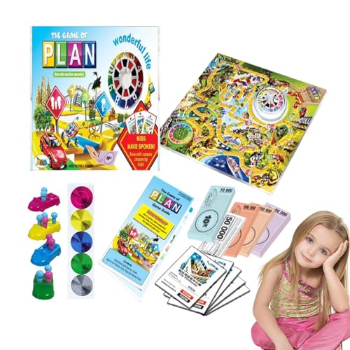 Ihdjasg Lebensspiel für Kinder | Indoor-Spiel „Reise des Lebens“ für Kinder | Interaktives, entscheidungsrelevantes, lehrreiches Familienbrettspiel für und Teenager, Indoor-Spiel für 2–4 Ihdjasg Lebensspiel für Kinder | Indoor-Spiel „Reise des Lebens“ für Kinder | Interaktives, entscheidungsrelevantes, lehrreiches Familienbrettspiel für und Teenager, Indoor-Spiel für 2–4 von Ihdjasg
