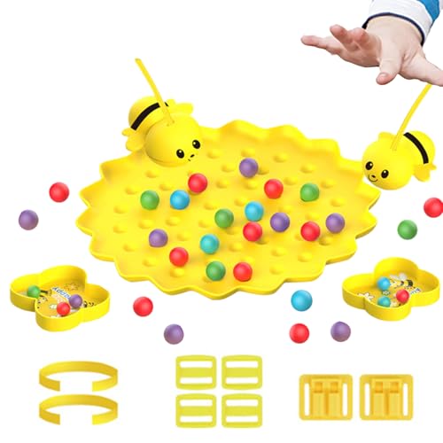 Ihdjasg Magnetisches Bee Erntespiel, Angelspiel Ab 2 Jahre Kinder, Interaktives Lernspielzeug Mit Perlen, Für Schule, Reisen, Vorschulkinder Und Zu Hause von Ihdjasg