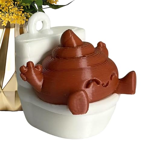 Ihdjasg Prank Poop - Realistische Streichartikel & Kreative 3D-Druck-Deko für Geburtstage, Weihnachten, Home-Office und TV-Schrank - 3D-Druck Deko Für Geburtstag Wohnaccessoire Bürodekoration von Ihdjasg
