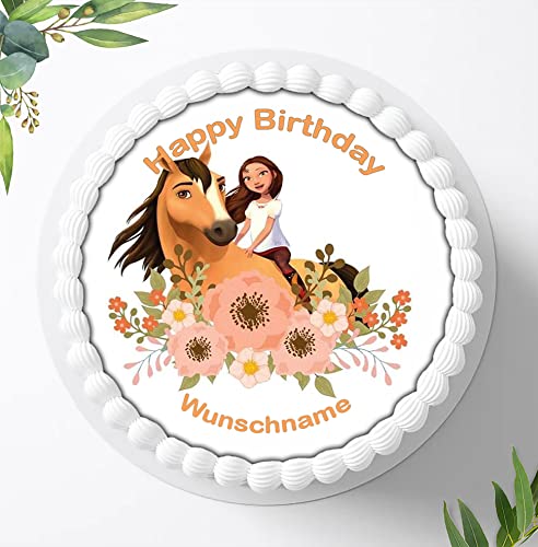 Für die Geburtstags Torte, Zuckerbild kompatibel mit: Spirit Tortenbild Personalisiert, Essbares Foto für Torten, Fondant, Tortenaufleger Ø 20cm, 0933z Für die Geburtstags Torte, Zuckerbild kompatibel mit: Spirit Tortenbild Personalisiert, Essbares Foto für Torten, Fondant, Tortenaufleger Ø 20cm, 0933z von Ihr Onlineshop Digital-on 24