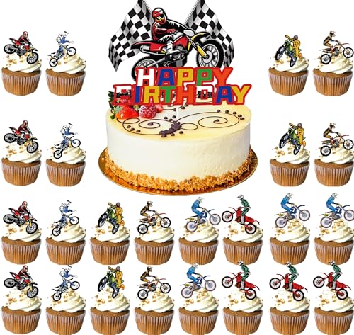Iirlvior 25 Stück Deko Geburtstag Junge Kuchen, Motorrad Tortendeko, Baby Boy Deko Kuchen Baby Shower Tortendeko Gender Reveal Party Deko Birthday Party Deko, Motorrad Theme Geburtstag Deko für Kinder Iirlvior 25 Stück Deko Geburtstag Junge Kuchen, Motorrad Tortendeko, Baby Boy Deko Kuchen Baby Shower Tortendeko Gender Reveal Party Deko Birthday Party Deko, Motorrad Theme Geburtstag Deko für Kinder von Iirlvior