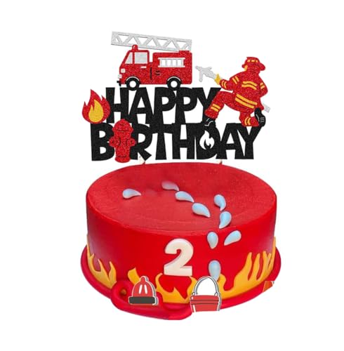 Iirlvior Fireman Cupcake Toppers, 1 Stück Fireman Geburtstag Kuchen Dekoration, Feuerwehrmann Kuchen Dekoration, Gender Reveal Party Deko Birthday Party Deko, Fireman Theme Geburtstag Deko für Kinder Iirlvior Fireman Cupcake Toppers, 1 Stück Fireman Geburtstag Kuchen Dekoration, Feuerwehrmann Kuchen Dekoration, Gender Reveal Party Deko Birthday Party Deko, Fireman Theme Geburtstag Deko für Kinder von Iirlvior