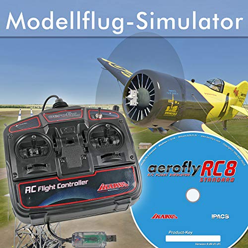Ikarus aerofly RC8 Standard DVD mit USB-FlightController von Ikarus