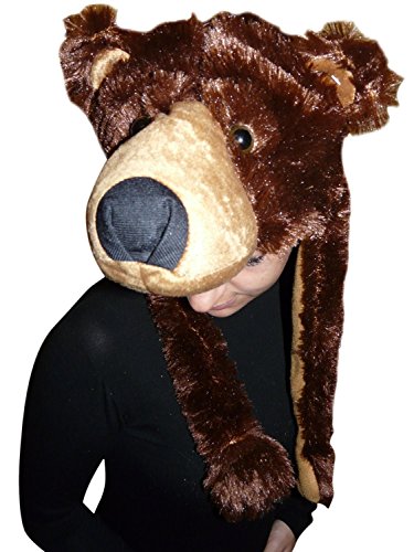 Ikumaal Bären-Mütze als Kostüm, F75, für Erwachsen-e Männer Frau-en, Grizzly Braun-Bär Kostüm-e Fasching Karneval Fasnacht Faschingskostüm-e Karnevalskostüm-e Ikumaal Bären-Mütze als Kostüm, F75, für Erwachsen-e Männer Frau-en, Grizzly Braun-Bär Kostüm-e Fasching Karneval Fasnacht Faschingskostüm-e Karnevalskostüm-e von Ikumaal