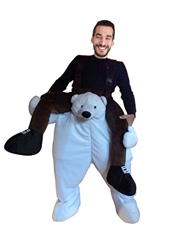 Ikumaal Carry-me Eisbär-Kostüm, F103 M-L, für Erwachsen-e Männer Frau-en, Eisbären Polar-bär als Huckepack Paar- Gruppen-Kostüme Fasching Karneval Faschingskostüm-e Ikumaal Carry-me Eisbär-Kostüm, F103 M-L, für Erwachsen-e Männer Frau-en, Eisbären Polar-bär als Huckepack Paar- Gruppen-Kostüme Fasching Karneval Faschingskostüm-e von Ikumaal