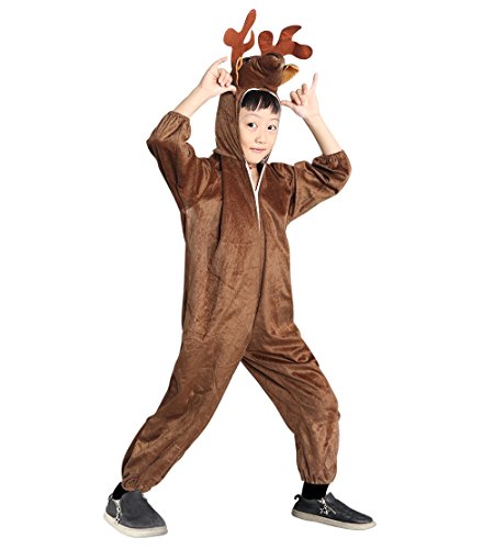 Ikumaal Elch-Kostüm, An74 98-104, für Kind-er, Elche Hirsch-e Rentier-e Kostüm-e Fasching Karneval Kleinkinder-Karnevalskostüme Kinder-Faschingskostüme Ikumaal Elch-Kostüm, An74 98-104, für Kind-er, Elche Hirsch-e Rentier-e Kostüm-e Fasching Karneval Kleinkinder-Karnevalskostüme Kinder-Faschingskostüme von Ikumaal