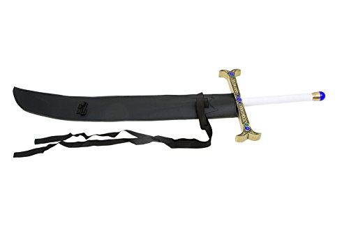 FarEastDayDream Dream2reality Cosplay One Piece Hawk-Eyes Shichibukai Mihawk The Black Blade Straight Version mittel gekohltem Stahll Sword FarEastDayDream Dream2reality Cosplay One Piece Hawk-Eyes Shichibukai Mihawk The Black Blade Straight Version mittel gekohltem Stahll Sword von Il Nuovo Mondo