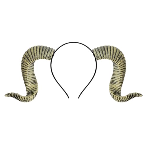 Illkjasfc Haarband mit Ziegenhorn, Punk-Motiv, Rollenspiel, Party, Kopfschmuck mit abnehmbarem Band für Bühnenauftritte, Verkleidungen, Requisiten, Halloween, Party, Kostüm-Requisiten Illkjasfc Haarband mit Ziegenhorn, Punk-Motiv, Rollenspiel, Party, Kopfschmuck mit abnehmbarem Band für Bühnenauftritte, Verkleidungen, Requisiten, Halloween, Party, Kostüm-Requisiten von Illkjasfc
