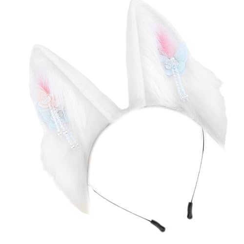 Illkjasfc Hasenohren Stirnbänder Pelzige Hasen Ohren Stirnband Halloween Party Abschlussball Cosplay Kostüm Haarschmuck Kopfbedeckung Frauen Haarschmuck Illkjasfc Hasenohren Stirnbänder Pelzige Hasen Ohren Stirnband Halloween Party Abschlussball Cosplay Kostüm Haarschmuck Kopfbedeckung Frauen Haarschmuck von Illkjasfc