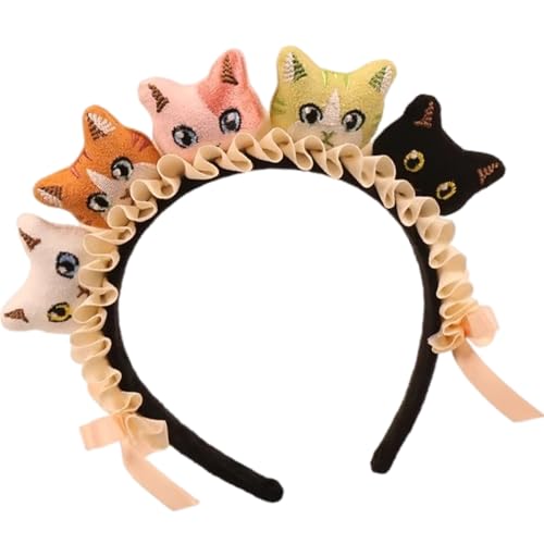 Illkjasfc Katzen Haarband Haarschmuck Kreative Katzen Stirnband Lustige Cartoon Kopfschmuck Haarschmuck Cosplay Halloween Kostüme Kreative Katzen Stirnband Illkjasfc Katzen Haarband Haarschmuck Kreative Katzen Stirnband Lustige Cartoon Kopfschmuck Haarschmuck Cosplay Halloween Kostüme Kreative Katzen Stirnband von Illkjasfc