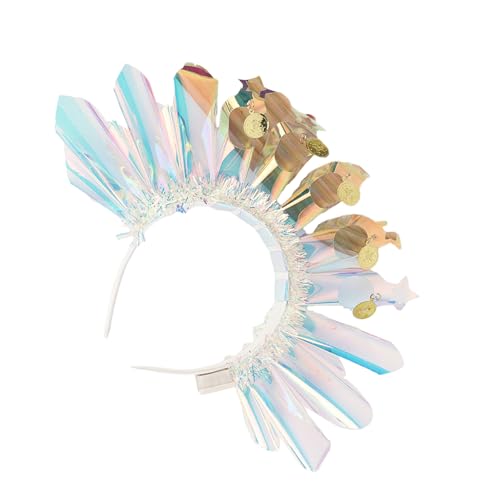 Illkjasfc Verstellbares, blinkendes Stirnband mit mehrfarbigen Effekten für Halloween-Party. Blingbling Kopfschmuck Illkjasfc Verstellbares, blinkendes Stirnband mit mehrfarbigen Effekten für Halloween-Party. Blingbling Kopfschmuck von Illkjasfc