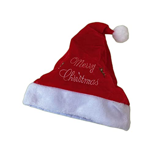 Illkjasfc Weihnachts Cartoon Unisex Erwachsene Kinder Santa Weihnachtshut Für Festliche Party Neujahr Geschenk Dekore von Illkjasfc