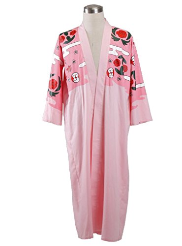 Ilovcomic Herren Bleach Cosplay Kostüm Kyoraku Shunsui Kimono Mantel (XXXL) von Ilovcomic