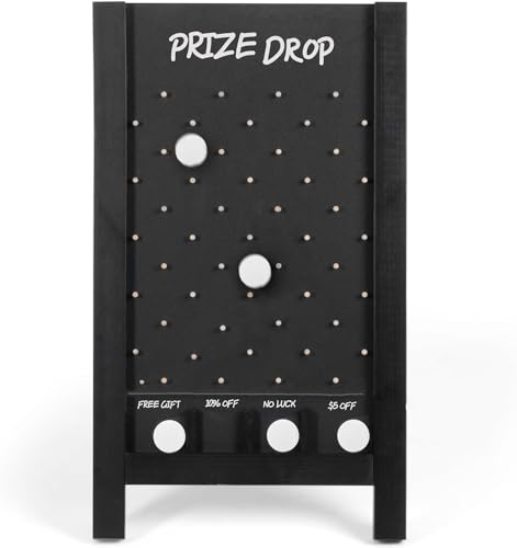 Ilyapa Brett – Großes tragbares Preisabwurfspiel für Veranstaltungen und Messen, 35,6 x 61 cm Holzschild Penny Drop Spiel – inklusive 8 Münzscheiben, Kreide, magnetischem Radiergummi Ilyapa Brett – Großes tragbares Preisabwurfspiel für Veranstaltungen und Messen, 35,6 x 61 cm Holzschild Penny Drop Spiel – inklusive 8 Münzscheiben, Kreide, magnetischem Radiergummi von Ilyapa