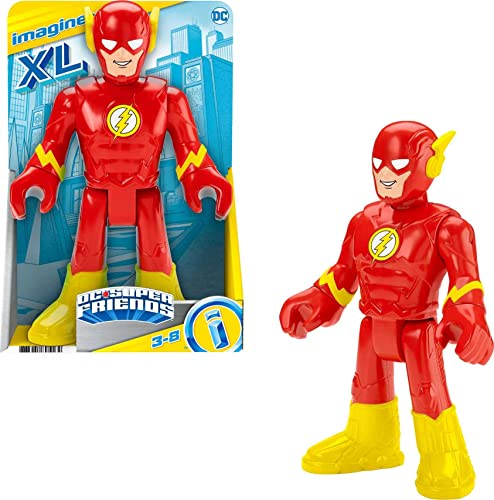 Fisher-Price Imaginext GPT44 - DC Super Friends The Flash XL-Figur, Spielfigur, Spielzeug ab 3 Jahren von Fisher-Price