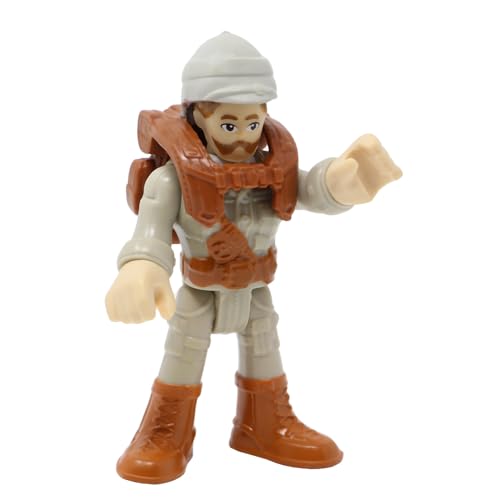 Imaginext Ersatzteil für Fisher-Price Sammlerfigur Serpent Strike Pyramide Spielset DRM07 Mummy Maker Archäologe - Ersatz Schatzmeister Hunter Explorer Figur mit abnehmbarem Rucksack und Hut Imaginext Ersatzteil für Fisher-Price Sammlerfigur Serpent Strike Pyramide Spielset DRM07 Mummy Maker Archäologe - Ersatz Schatzmeister Hunter Explorer Figur mit abnehmbarem Rucksack und Hut von Imaginext