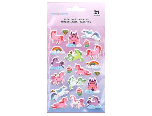 Imagovo-Aufkleber Einhörner Magic Dreams mit Relief, 190 x 105 mm, in Blisterverpackung. Imagovo-Aufkleber Einhörner Magic Dreams mit Relief, 190 x 105 mm, in Blisterverpackung. von Imaginovo Liderpapel