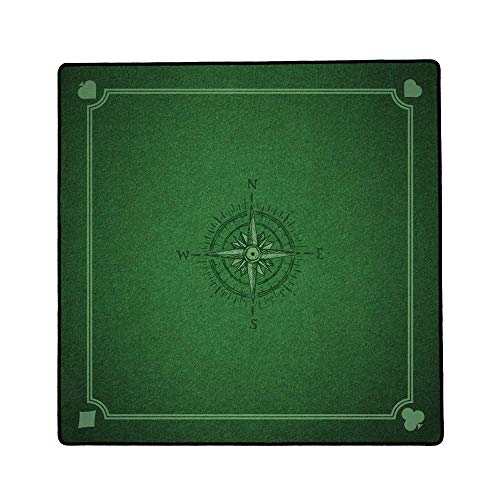 Immersion Spielunterlage, Unterlage, Allzweckmatte, Motiv: Kartensymbole, 40x40cm 2009947 grün von Immersion