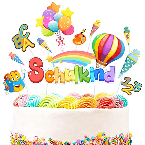 ImnBest Schulanfang Tortendeko, Tortendeko Einschulung - Cupcake Topper Dekorationen Kuchendeko Schulanfang, für Schulkind Junge Mädchen Geschenk und Tortendeko Schulanfang Party Deko. ImnBest Schulanfang Tortendeko, Tortendeko Einschulung - Cupcake Topper Dekorationen Kuchendeko Schulanfang, für Schulkind Junge Mädchen Geschenk und Tortendeko Schulanfang Party Deko. von ImnBest