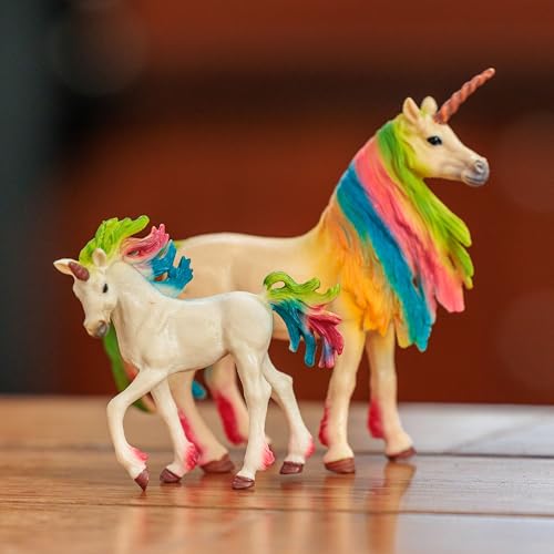Magisches Einhorn Spielset mit Fohlen Regebogen, Monde, Deko Spielfiguren 2-teilig Magisches Einhorn Spielset mit Fohlen Regebogen, Monde, Deko Spielfiguren 2-teilig von Imperial Riding