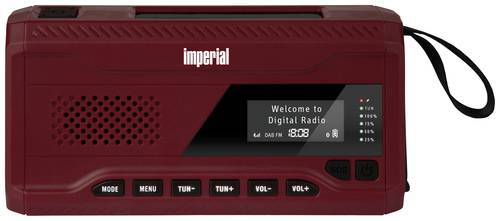 Imperial DABMAN OR 2 Outdoorradio DAB+, UKW Notfallradio, Bluetooth®, USB Akku-Ladefunktion, Handku von Imperial