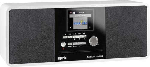 Imperial DABMAN i200CD Internet Tischradio DAB+, UKW, Internet Bluetooth®, DLNA, WLAN, AUX, Interne von Imperial