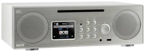 Imperial DABMAN i450 CD Küchenradio DAB+, Internet, UKW CD, USB, Bluetooth® Spotify Silber, Weiß von Imperial
