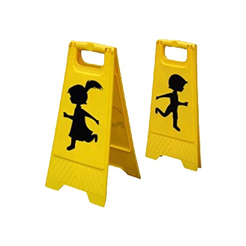 Markid – gelbes Schild für Kinder, zusammenklappbar von Import