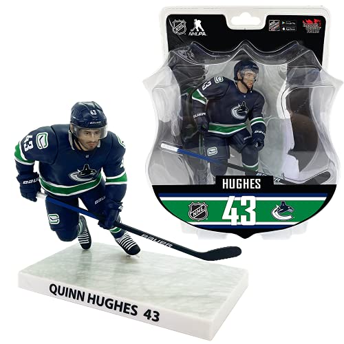 NHL Figures - Vancouver Canucks - Quinn Hughes Player Replica - 6" Figure, Multicolor (ID00082) von Imports Dragon