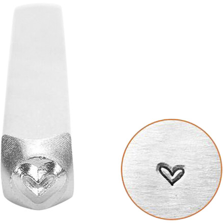 Prägestempel, Herz, L 65 mm, Größe 3 mm, 1 Stk Prägestempel, Herz, L 65 mm, Größe 3 mm, 1 Stk von ImpressArt