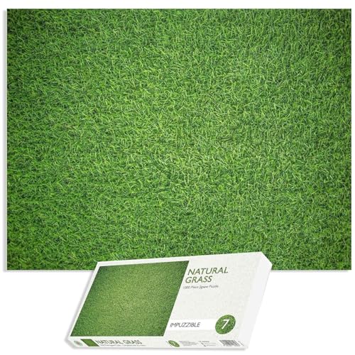 Impuzzible Schwierige Puzzle für Erwachsene Natural Grass 1000-teiliges Puzzle - 66 cm x 50 cm - Herausfordernde Puzzle, tolles Geschenk für alle Altersgruppen von Impuzzible