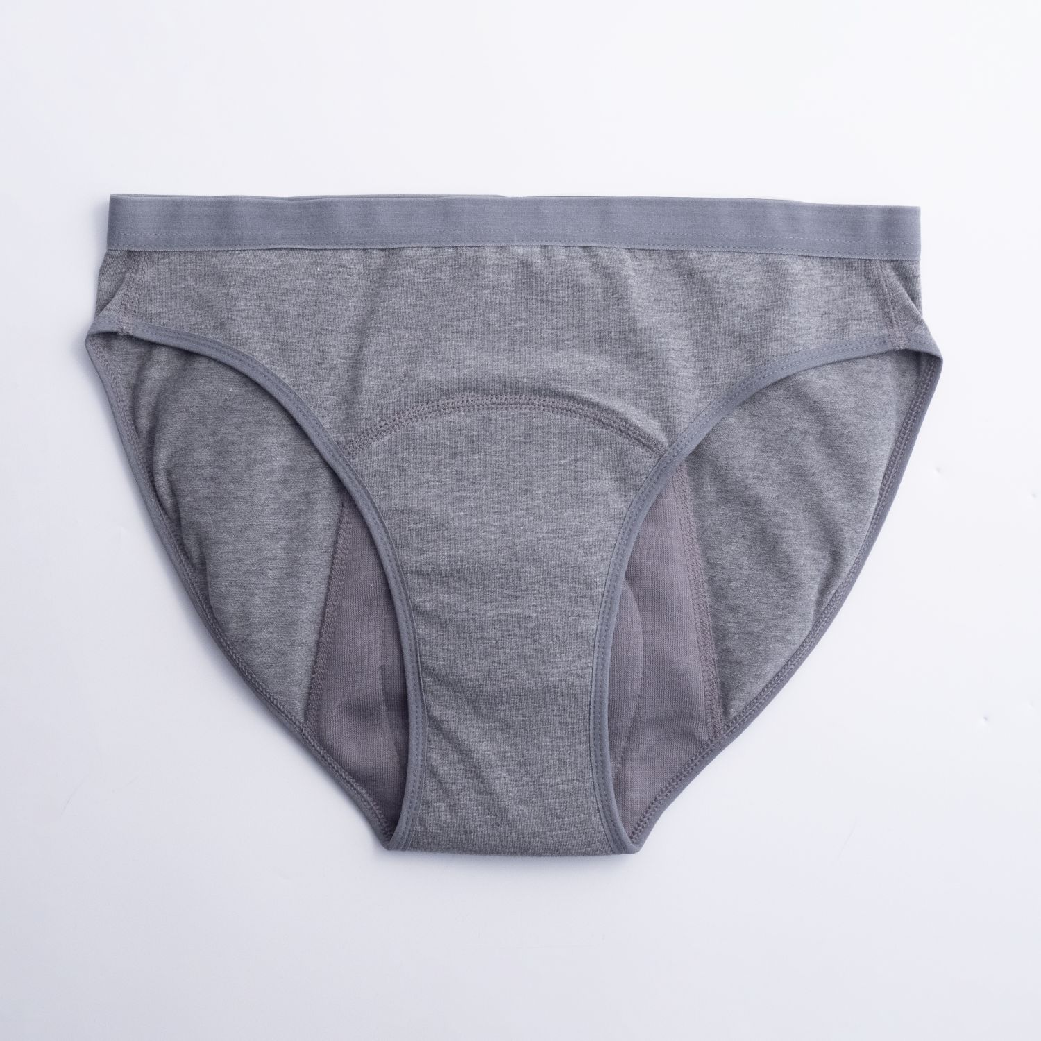 Imse (by ImseVimse) Period Underwear - Bikini Heavy Flow - Grey Melange XXL (52-54) von ImseVimse