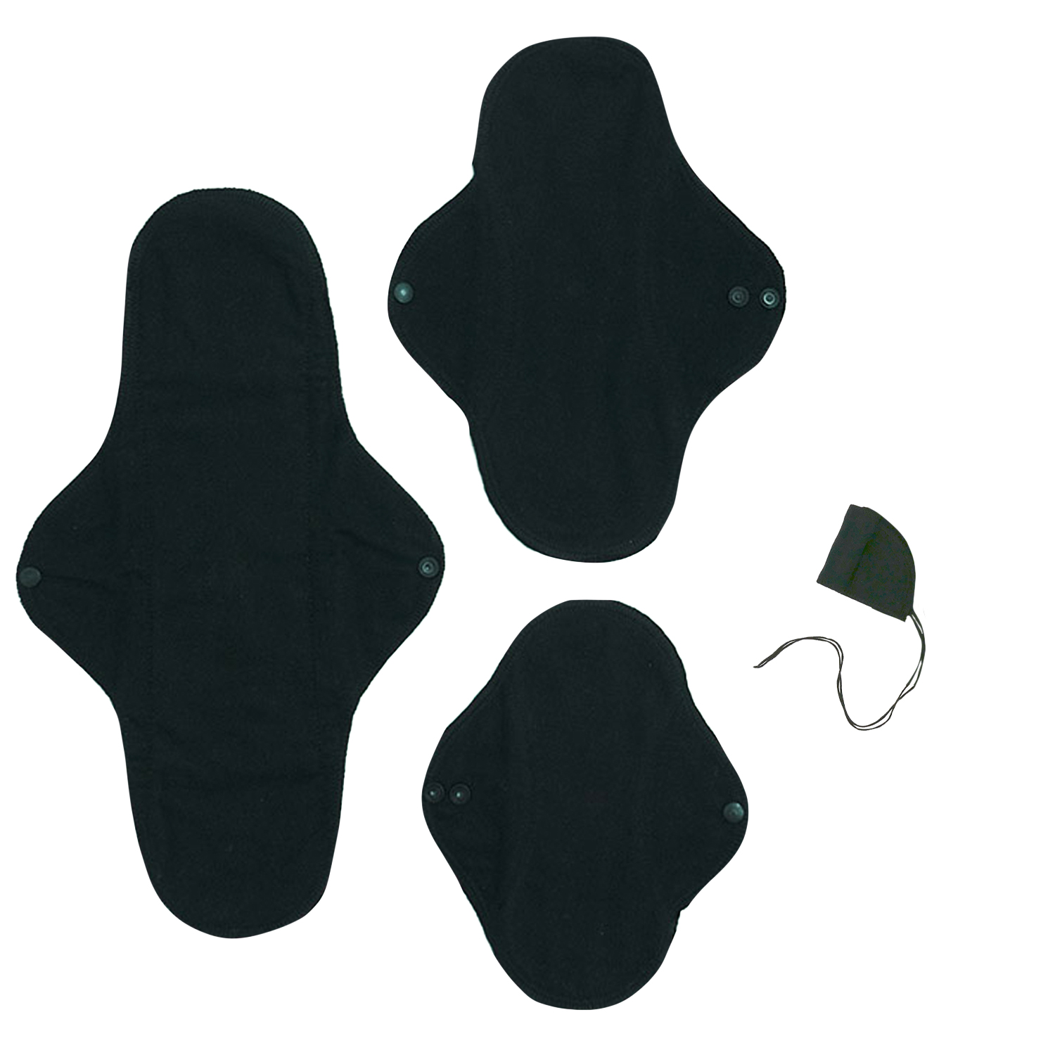 Imse (by ImseVimse) Stoffbinden, Slipeinlagen & Tampon Probepackung - Black von ImseVimse